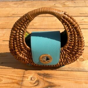 Kate Spade wicker hand bag.